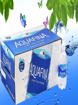 Nước tinh khiết Aquafina chai 355 ml - thùng 24 chai